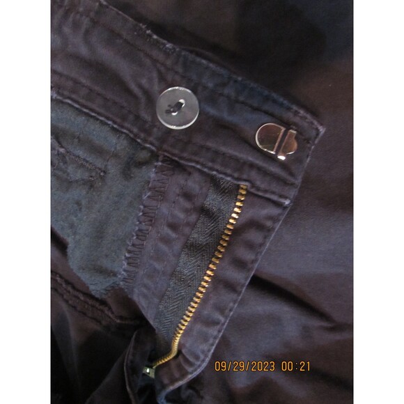 Gloria Vanderbilt Made in Jordan black jean pants back pockets stretch size 14 - Picture 4 of 14